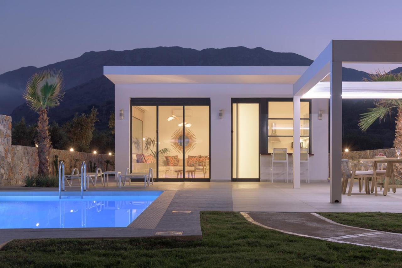 Pelagias Villa Lefka With Heated Pool Mathés 외부 사진